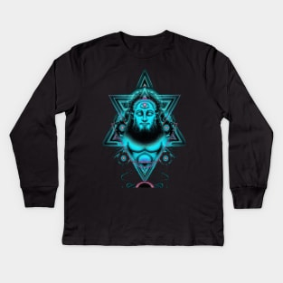 DMT God Head (without square background) Kids Long Sleeve T-Shirt